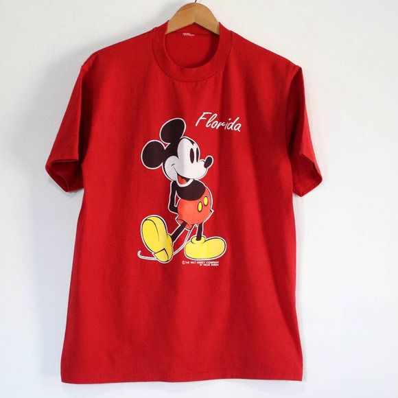 Vintage Other - Vintage Walt Disney World Mickey Mouse Florida T Shirt Large